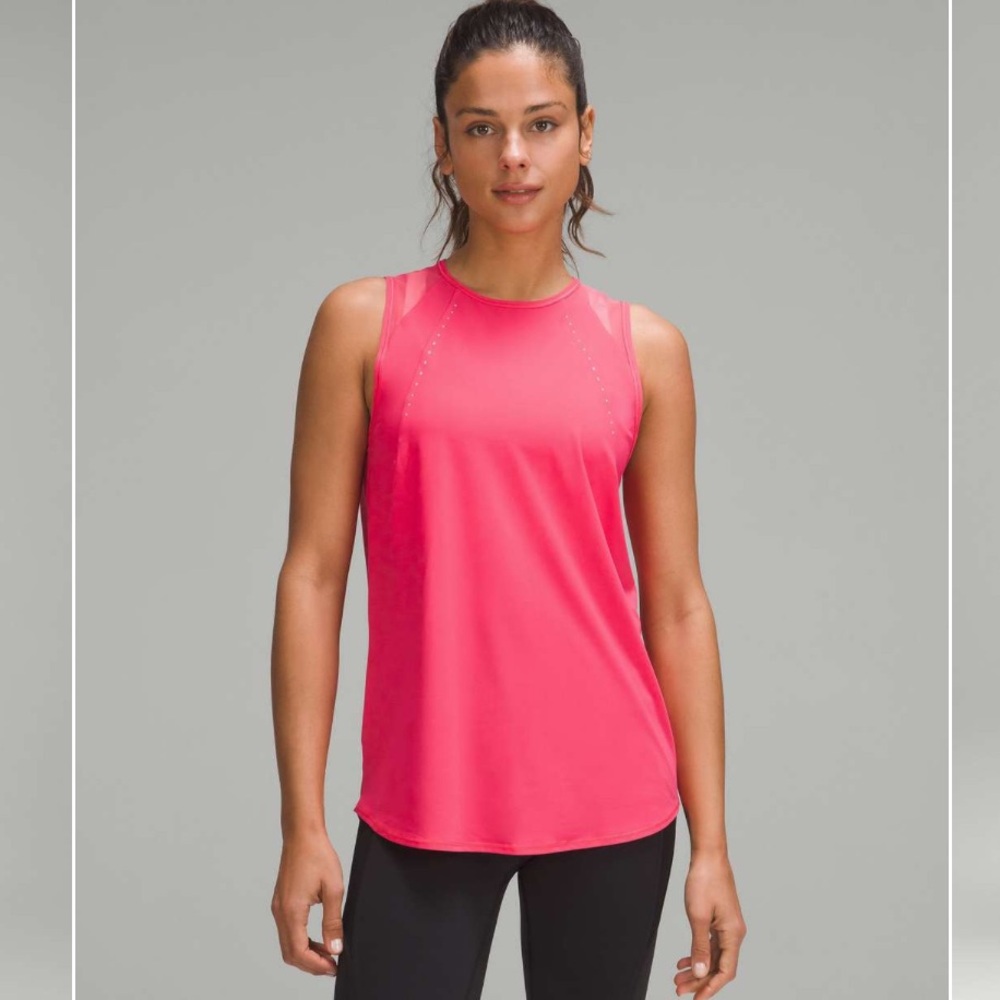 LULULEMON pink sculpt tank top